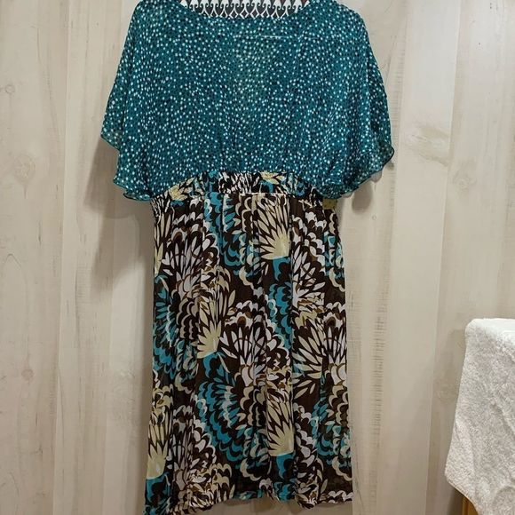 Go Fish Clothing V-Neck Embroidered Waist Dress - Picture 2 of 5